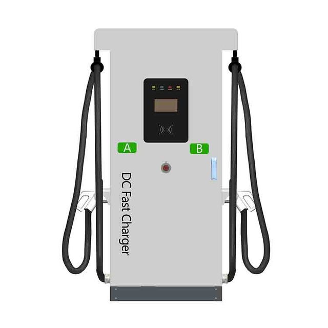High Power Car Charger 160kW 250A 400V DC Ev Dc Fast Charging Station CCS2 Cable Double Guns Charger
