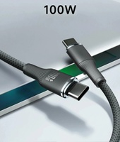 Câbles de charge super rapides 240W Type C vers USB Type C, câble tressé, connecteurs TPE au toucher doux, câble Type C conçu pour durer