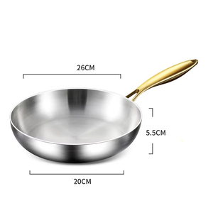 316 acier inoxydable poêle à frire Wok poêle antiadhésive cuisson Steak frit cuisinière à gaz Pot <span class=keywords><strong>Induction</strong></span> général <span class=keywords><strong>casserole</strong></span> cuisine ustensiles <span class=keywords><strong>de</strong></span> cuisine - Product Image 1