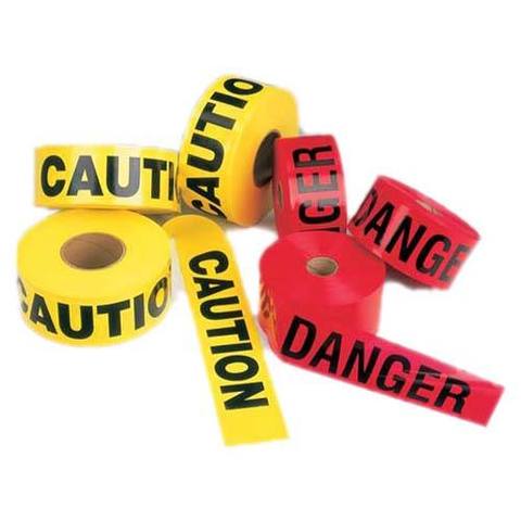 High Quality Single Sided PE Traffic Barrier Tape Safety Road Printable Warning Tape with Excellent Adhesion Factory Price