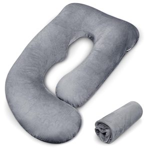 Wholesale Comfortable Functional Pregnant Women Nursery <b>U</b> Shape Full Body Support Therapy Sleep Pillow Removable Cover - Product Image 1