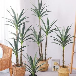Plantes artificielles en sisal Dream Castle, 100cm-200cm, style nordique, décoration intérieure pour salon, présentation en vitrine - Product Image 1