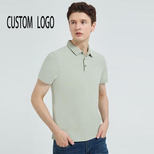 Polo de alta calidad para hombre, logotipo personalizado, venta al por mayor, polo ligero de manga corta para hombre - Product Image 1