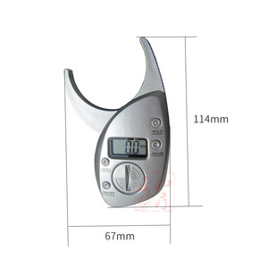 เครื่องวัดไขมันในร่างกายแบบดิจิตอล สแตนเลสทรงรี พร้อมหน้าจอแสดงผล สำหรับการวัดไขมันในร่างกาย - Product Image 2
