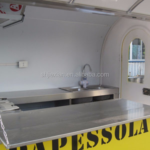 Carrito de Comida Rápida Móvil Personalizado de Acero Inoxidable para Helados, Dulces y Hot Dogs, Fabricado en China - Product Image 6