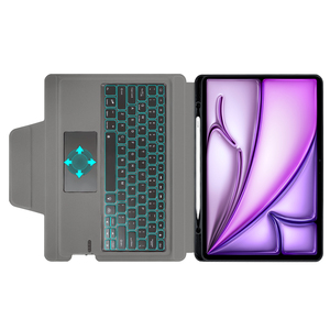 <span class=keywords><strong>Magic</strong></span> Touchpad Combo Wireless <span class=keywords><strong>Keyboard</strong></span> Tablet funda para iPad Air 13 2024 2025 M3 con cubierta trasera desmontable - Product Image 5