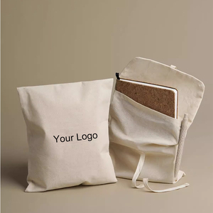 Sac d'emballage biodégradable en coton biologique avec logo personnalisé, idéal pour sous-vêtements, chaussures, avec rabat – Offre Spéciale - Product Image 6