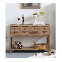 Cuisine rustique salle à manger Buffet buffet meubles ferme recyclé pin bois tiroirs de rangement salon côté armoire