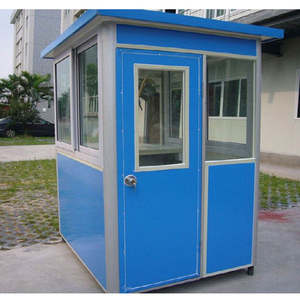 Cabine <span class=keywords><strong>de</strong></span> sécurité préfabriquée TOPPRE, modèle prêt à l'emploi, poste <span class=keywords><strong>de</strong></span> garde portable, kiosque <span class=keywords><strong>de</strong></span> <span class=keywords><strong>vente</strong></span> sécurisé - Product Image 4