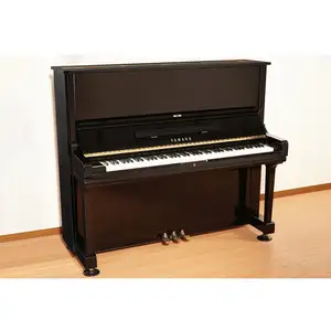 Cheap used yamaha U3H large upright digital music keyboard piano stand