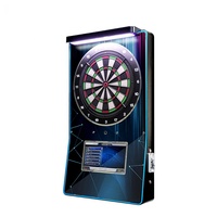 Machine à fléchettes électronique murale MINI-S6, qualité commerciale, jeu de fléchettes d'arcade, garantie 1 an, langue anglaise, pour bar/club