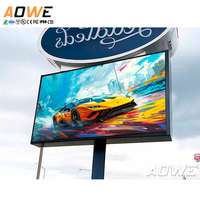 Pantalla LED para Publicidad Exterior IP65, Paneles LED SMD a Todo Color, Pantalla LED de Doble Cara P4 P6 P8 P10
