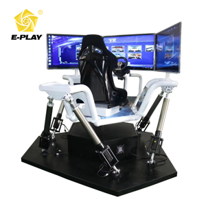 Simulatore di Guida Eplay con <span class=keywords><strong>3</strong></span> Schermi <span class=keywords><strong>5D</strong></span> per Giochi di Corse Automobilistiche Indoor, Cockpit con Movimento Completo - Product Image 2