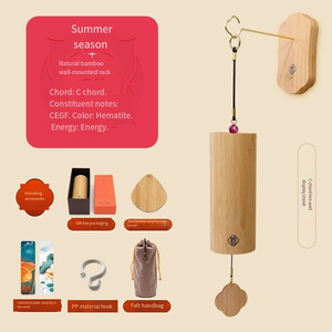 Carillon à vent de méditation haut de gamme en Do, long, pour la guérison musicale et les espaces de yoga - Product Image 2