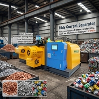 Trieur à courants de Foucault pour usine de recyclage de l'aluminium, destiné aux déchets électroniques et à la gestion des déchets solides municipaux