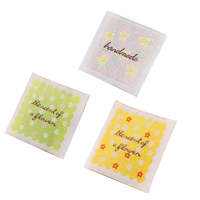 Écussons en tissu personnalisés en forme de cœur, thermocollants, écologiques, pour vêtements, sacs et cadeaux, avec logo de marque de mode, vente en gros
