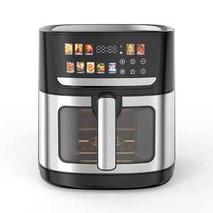 Friteuse à air en acier inoxydable <span class=keywords><strong>sans</strong></span> <span class=keywords><strong>huile</strong></span> 4,5L 5L 5,5L 6,5L 7,5L Panier Friteuse numérique Appareils de cuisine Friteuses à air chaud - Product Image 1