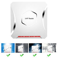 Lector de tarjetas UHF RFID de largo alcance impermeable para exteriores, 20 metros, para estacionamiento de automóviles, Material ABS, frecuencia de 860-960MHz