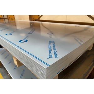 Lamiera Alluminio 5005 8-10 Micron Pre-Ossidata Protetta Con PVC Laserfibra 100 Micron Spessori 0,5-3mm - Product Image 2