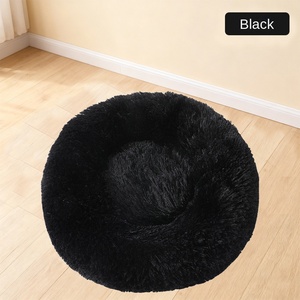 Cama Redonda Ecológica para Perros, de Felpa, Cálida para Invierno, Diseño Clásico a Cuadros, con Funda Extraíble y Lavable - Product Image 6