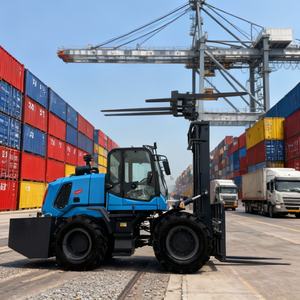 <span class=keywords><strong>Grue</strong></span> diesel de chariot élévateur pour la construction et l'agriculture avec la capacité de charge de 5 tonnes construite pour des terrains - Product Image 3