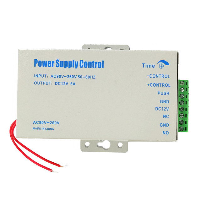 AC100-240V Input DC12V/3A 5A Output Mini Access Control Power Supply for Door Access Control System