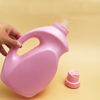 Bouteille de détergent à lessive en plastique HDPE blanc 2L de haute qualité Conteneur d'emballage vide en gros d'usine