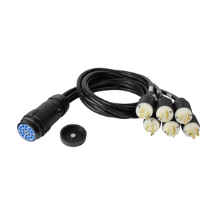Cables de Distribución <span class=keywords><strong>FOCAN</strong></span> Pro Stage 12AWG de 19 Pines Socapex a Conectores Edison, Conductor de Cobre, Aislamiento de Goma, para Uso en Estaciones de Energía - Product Image 2