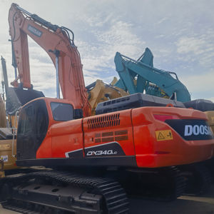 Pelle sur chenilles Doosan 340 d'occasion originale de 34 tonnes Dx340 Machines d'ingénierie Dx340lc Dx340 Dx300 Bonne condition Prix bas - Product Image 1