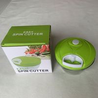 Handmatige snelle snijmachine, handmatige groentesnijder, blender voor het hakken van fruit, knoflookhakker, draaisnijder, handmatige snijmachine