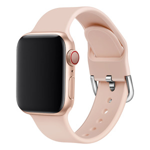 Cinturino Tschick per cinturino Apple <span class=keywords><strong>Watch</strong></span> 38mm <span class=keywords><strong>42mm</strong></span> iWatch 5 <span class=keywords><strong>4</strong></span> Band 44/40m cinturino sportivo in Silicone Apple <span class=keywords><strong>Watch</strong></span> 5 <span class=keywords><strong>4</strong></span> 3 accessori - Product Image 4