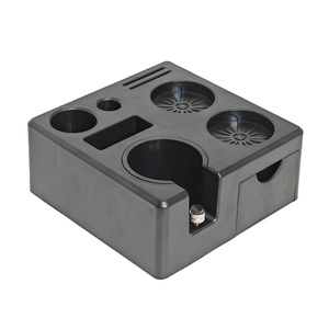 Support de tamper à café carré de style américain en plastique ABS écologique, outil de barista, pour le rejet de la mousse de café, personnalisable - Product Image 1