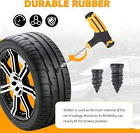 Kit de réparation de pneus de voiture 30 pièces, kit d'urgence essentiel pour réparer les pneus crevés, contient perceuse/vis de réparation en caoutchouc/colle de réparation pour pneus de voiture