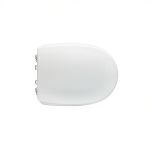 Asiento de inodoro para Simas Primavera Vase Form 4, blanco, con bisagras pasantes, 50.5 cm de longitud - Product Image 3