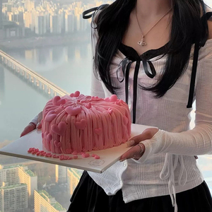 Cardigan en tricot pour femme à blocs de couleur avec bordure en dentelle, manches longues, boutonnage frontal, coupe ajustée décontractée - Product Image 3