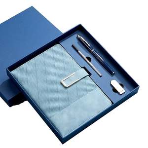 2025 New Arrivals Custom A5 <b>Notebook</b> Gift <b>Set</b> Elastic Strap Pen Holder PU Leather Printed Logo Mother's Day Trending Promotional - Product Image 1