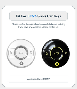 Coque de <span class=keywords><strong>clé</strong></span> télécommande pour voiture, vente directe du fabricant DM, <span class=keywords><strong>porte</strong></span>-clés pour <span class=keywords><strong>Mercedes</strong></span> Benz Smart Elf, étui de <span class=keywords><strong>clé</strong></span> intelligent, télécommande de voiture intelligente - Product Image 4