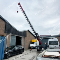 Grue araignée professionnelle télécommandée de petite taille, 3 tonnes, 5 tonnes, 8 tonnes, grue araignée à flèche télescopique, grue araignée sur chenilles
