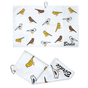 Serviette de golf personnalisée avec logo brodé, en microfibre gaufrée, super absorbante, avec mousqueton robuste, pour sublimation - Product Image 3
