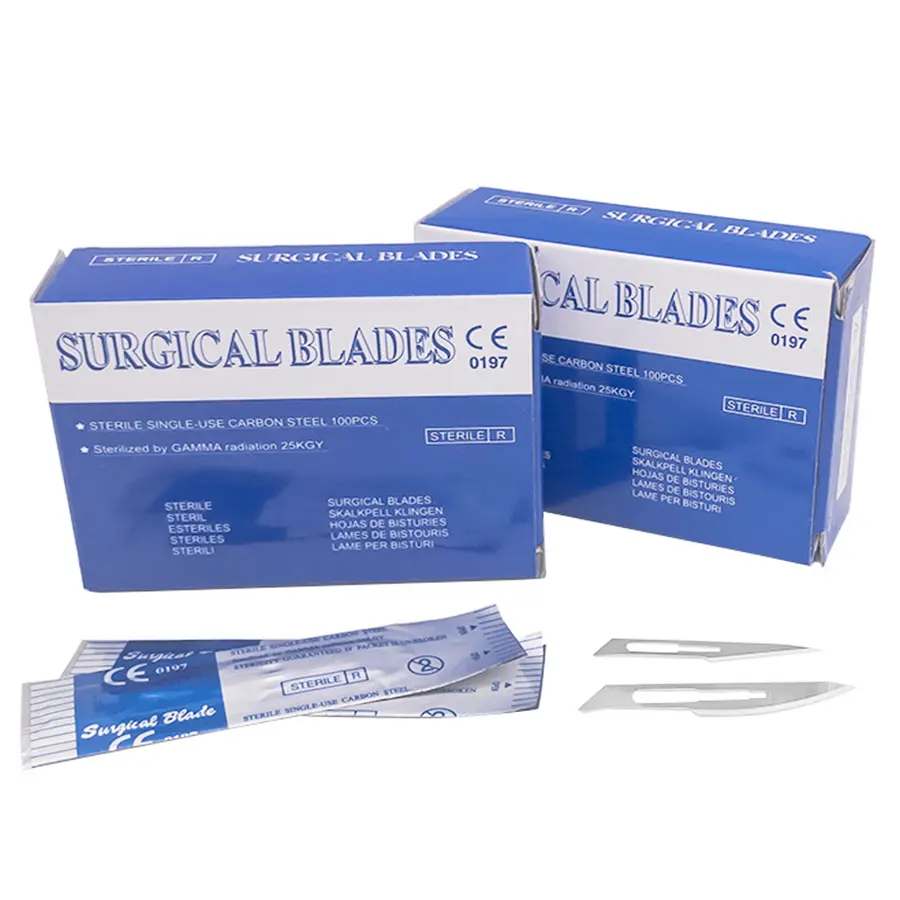 Stainless Steel Knife Blade Carbon Disposable Scalpels Surgical Blades Medical Surgical Scalpel Instruments