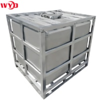 Réservoirs à vin de 1000L-1500L avec structure de réservoir sous pression en acier inoxydable 304/316 scellé pour le stockage d'azote liquide