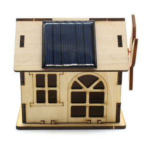 Modelo de casa solar de madera, kit de ciencia para niños, juguete educativo de 7 a 9 años - Product Image 4