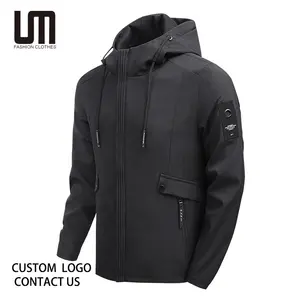 Liu Ming Custom Logo Wholesale 2024 Autumn Winter Men s Windbreaker Outerwear Plus Size Jackets Hoodie Coat