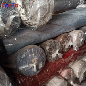 Tissu en daim imitation lin <span class=keywords><strong>vintage</strong></span> Keqiao, prix au mètre - Product Image 1