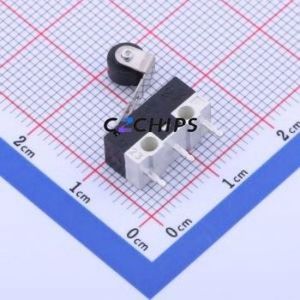 JL010 Limit Switch Through hole Component (THT) Switch Single Pole Double Throw Press Piece, Roller 12.8mm 5.8mm - Product Image 1