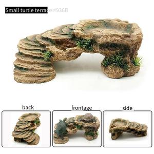 Pièces de reptiles en gros Reptiles cachant des grottes tortues plate-forme de bain de soleil lézards Hu Zilong abri. - Product Image 5