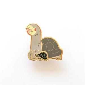 Pin Personalizado <span class=keywords><strong>de</strong></span> Metal Negro con Esmalte <span class=keywords><strong>de</strong></span> Tortuga <span class=keywords><strong>de</strong></span> <span class=keywords><strong>las</strong></span> Galápagos, Organismo Marino, Protección Ambiental, para Bolsos y Gorras - Product Image 5