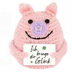 Juguetes de Animales y Naturaleza Tejidos a Mano de Lana, Personalizados, Lindos, Pequeños, de Ganchillo, Color Naranja, para Decoración del Hogar, Hotel, Vacaciones, para Todas las Edades - Product Image 1