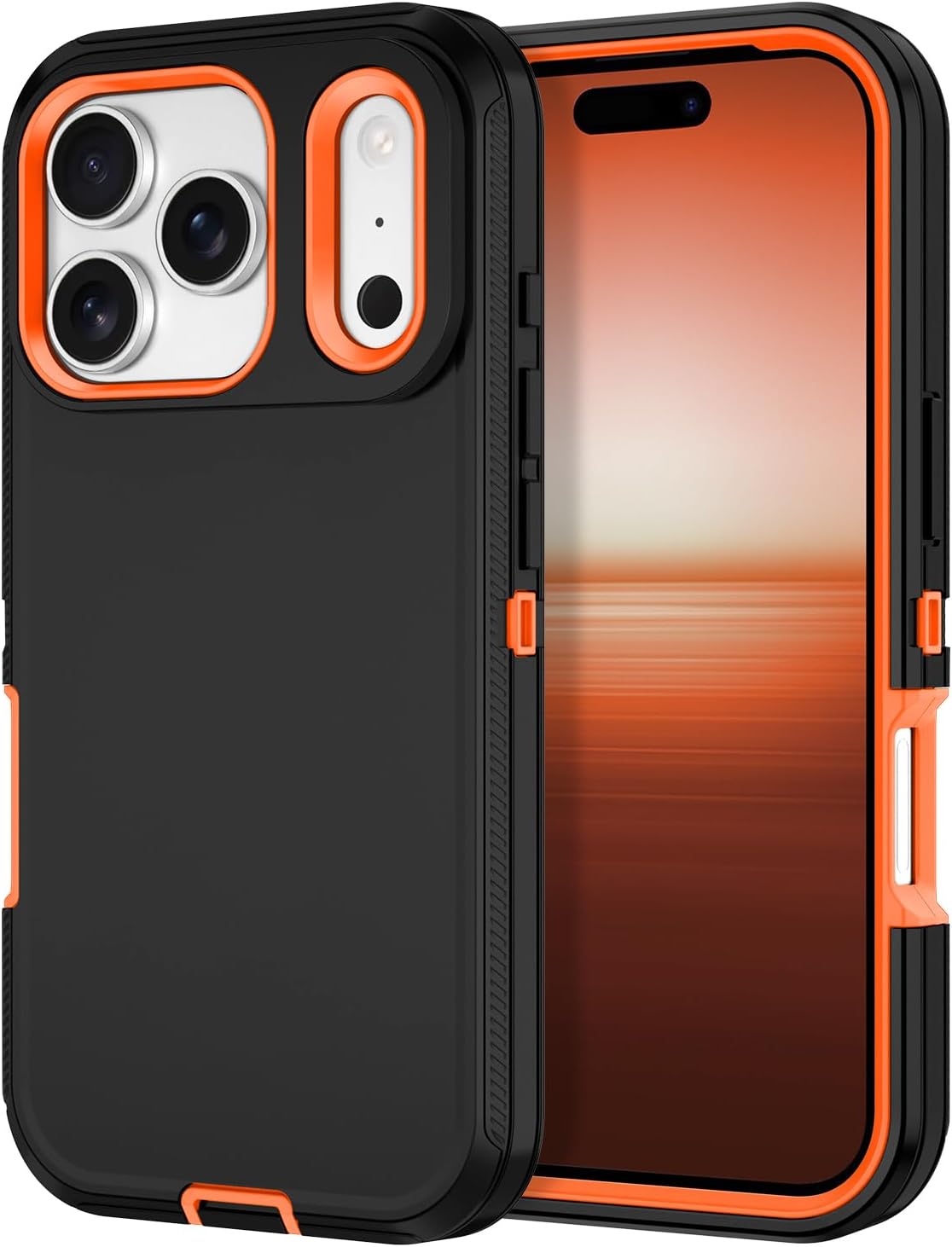 Noir/Orange