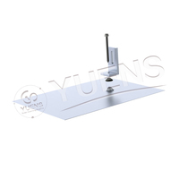 Yuens OEM Shingled panel surya aspal L kaki berkedip Kit atap Shingle aspal sistem pemasangan solar rak Flash Kit